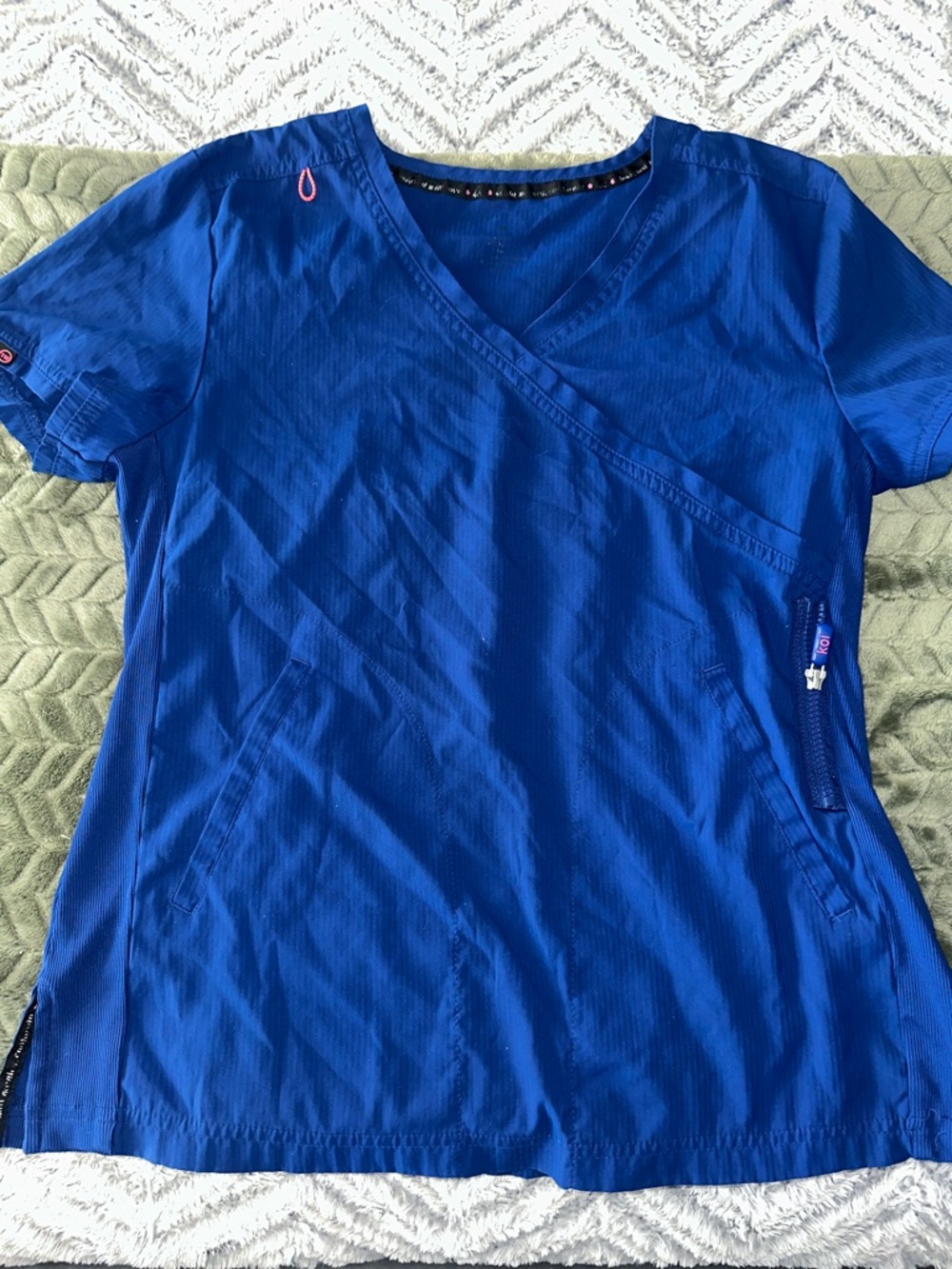 KOI SCRUBS Royal Blue Women's Scrub Top